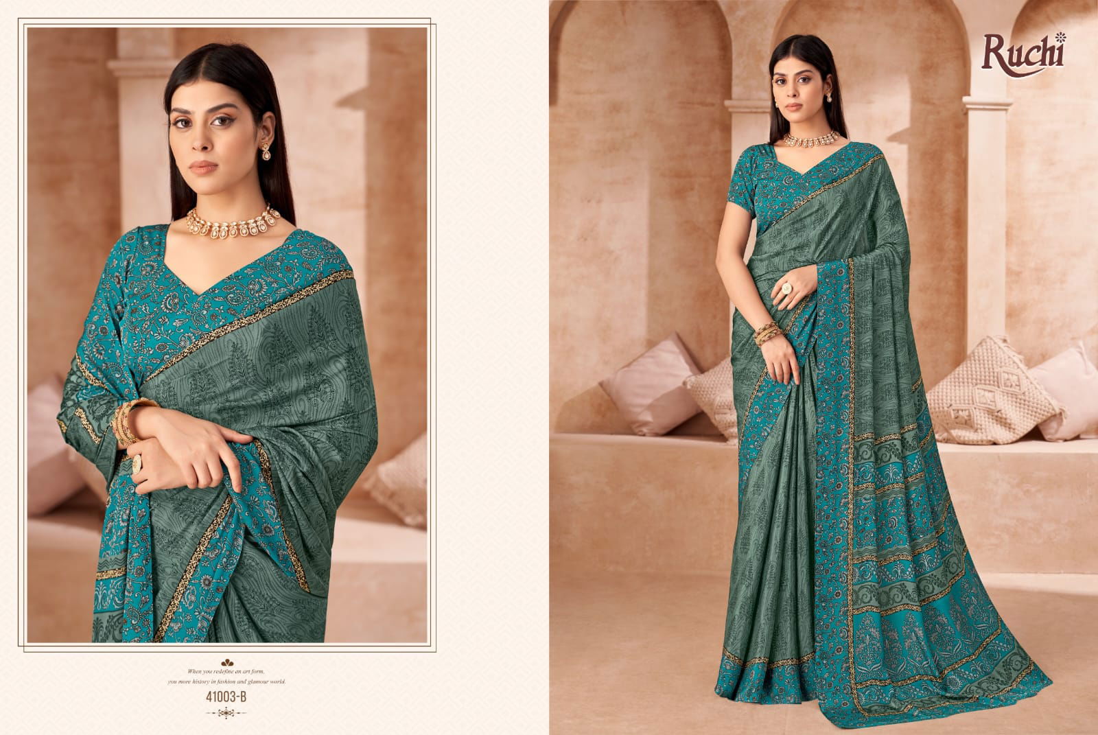 Vivanta Silk 43 By Ruchi Crepe Silk Daily Wear Saree Orders In India